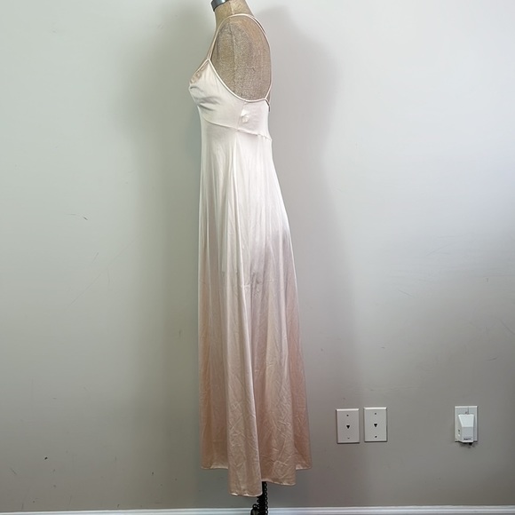 Vintage Vanity Fair Nightgown Slip Dress Women Sz 34 Champagne Maxi Made in USA - Picture 3 of 7